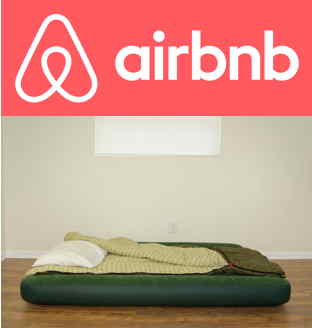 letto ad aria e nome airbnb