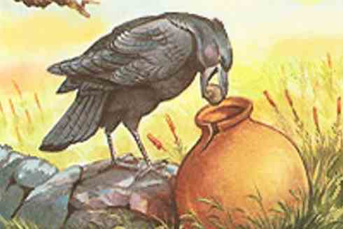 il corvo e la brocca