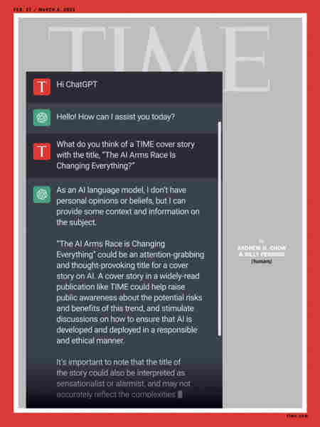 Chatgpt sul Time Magazine