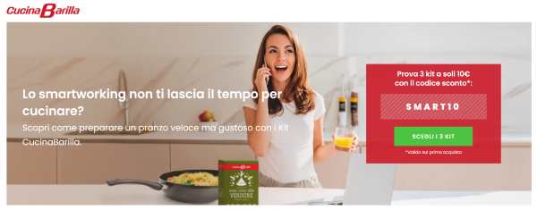 cucina barilla per smartworking