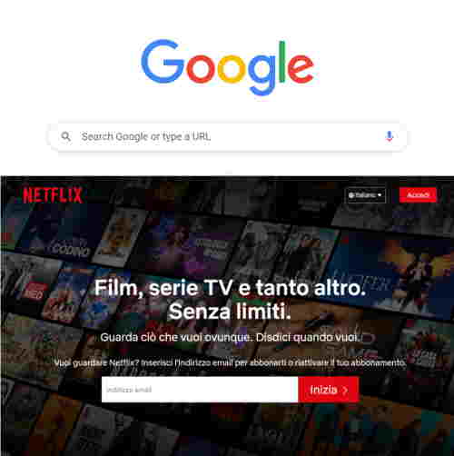 UX google e Netflix